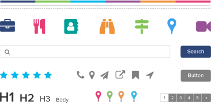 Yabsta modern UI